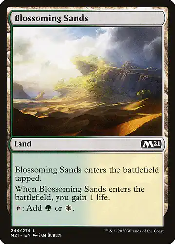 Blossoming Sands - m21 Spoiler