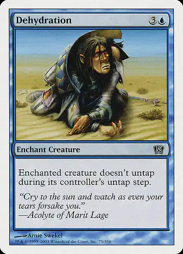 Dehydration - 8ed Spoiler