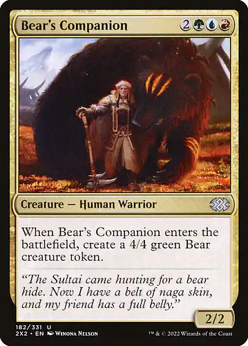 Bear's Companion - 2x2 Spoiler