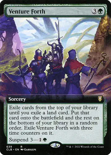 Venture Forth - clb Spoiler