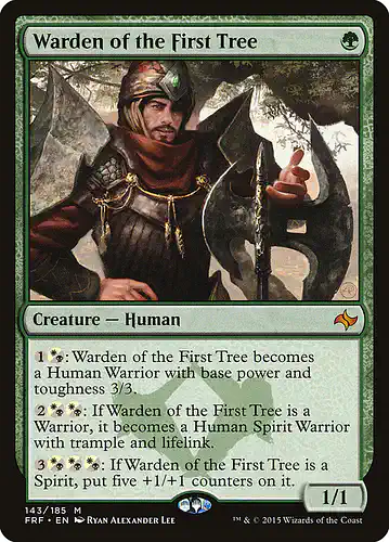 Warden of the First Tree - frf Spoiler