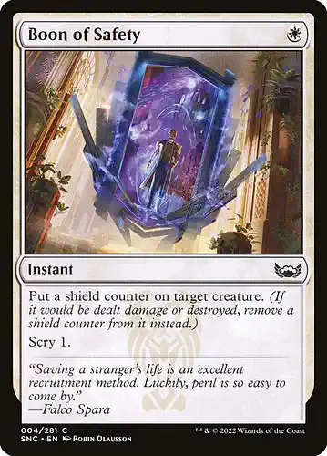 Boon of Safety - snc Spoiler