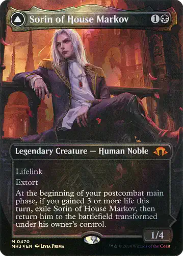 Sorin of House Markov - mh3 Spoiler