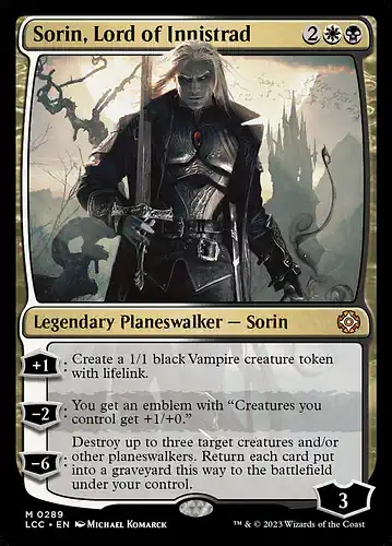 Sorin, Lord of Innistrad - lcc Spoiler