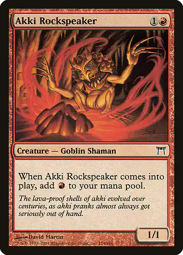 Akki Rockspeaker - chk Spoiler