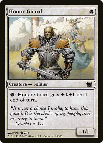Honor Guard - 8ed Spoiler