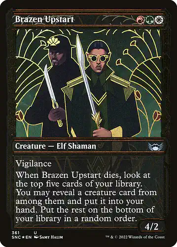 Brazen Upstart - snc Spoiler