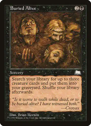 Buried Alive - wth Spoiler