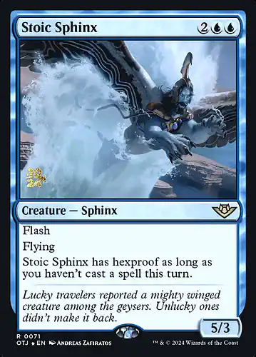 Stoic Sphinx - otj Spoiler