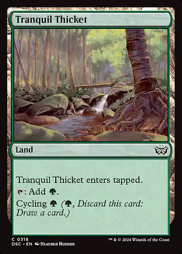 Tranquil Thicket - dsc Spoiler