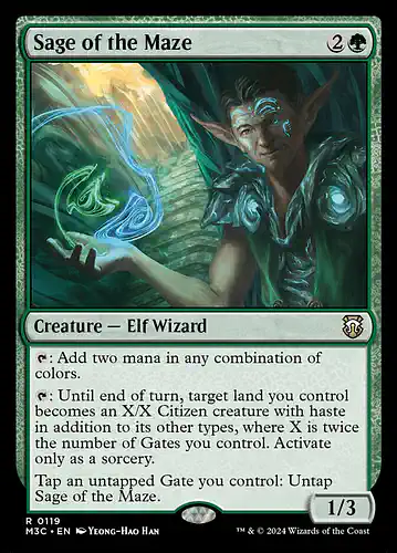 Sage of the Maze - m3c Spoiler