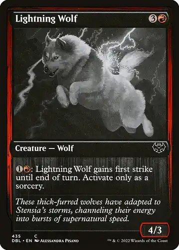 Lightning Wolf - dbl Spoiler