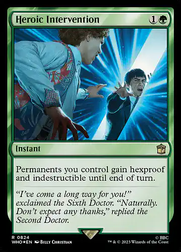 Heroic Intervention - who Spoiler