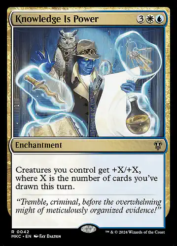 Knowledge Is Power - mkc Spoiler