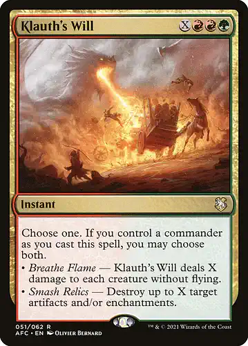 Klauth's Will - afc Spoiler