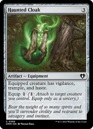 Haunted Cloak - cmm Spoiler