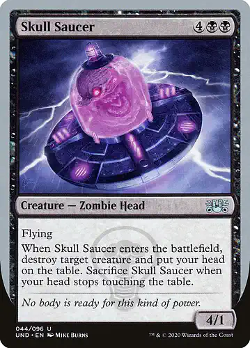 Skull Saucer - und Spoiler