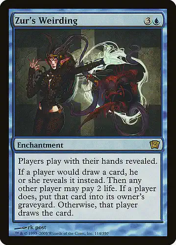 Zur's Weirding - 9ed Spoiler
