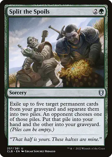Split the Spoils - clb Spoiler