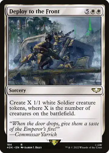 Deploy to the Front - 40k Spoiler
