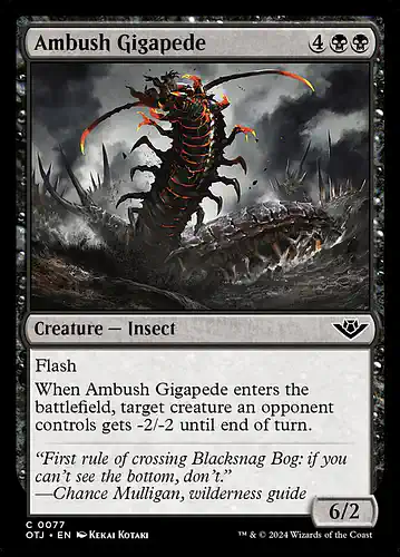 Ambush Gigapede - otj Spoiler