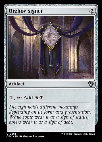 Orzhov Signet - otc Spoiler