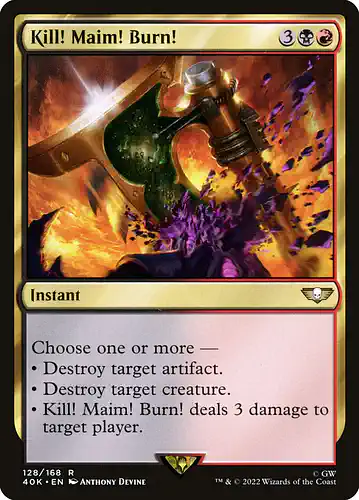 Kill! Maim! Burn! - 40k Spoiler