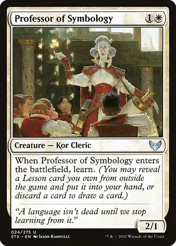 Professor of Symbology - stx Spoiler