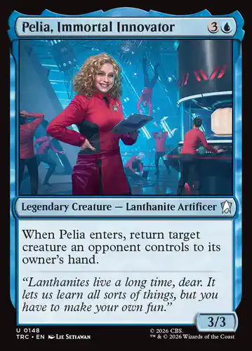Pelia, Immortal Innovator - trc Spoiler