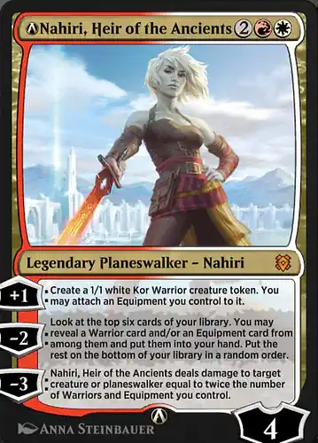 A-Nahiri, Heir of the Ancients - znr Spoiler