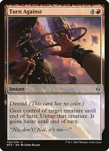 Turn Against - bfz Spoiler