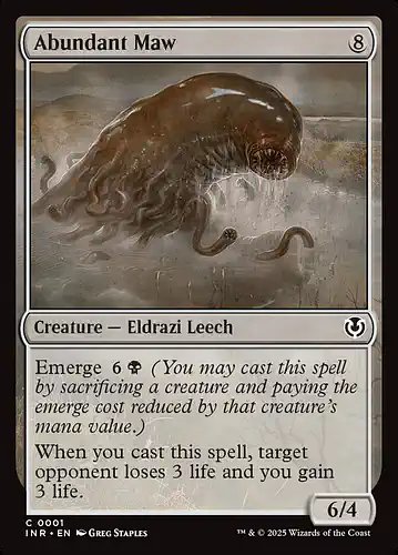 Abundant Maw - inr Spoiler
