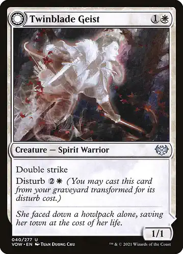 Twinblade Geist - vow Spoiler