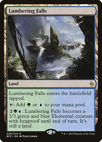 Lumbering Falls - bfz Spoiler