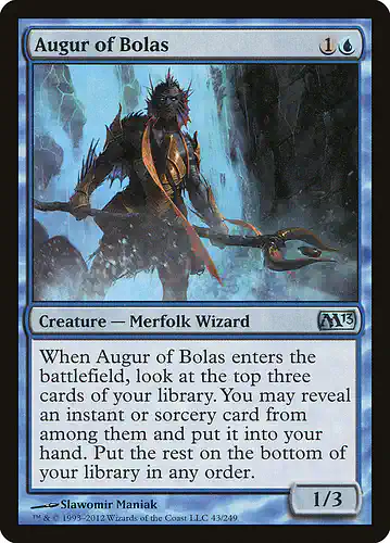 Augur of Bolas - m13 Spoiler