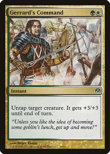 Gerrard's Command - dde Spoiler