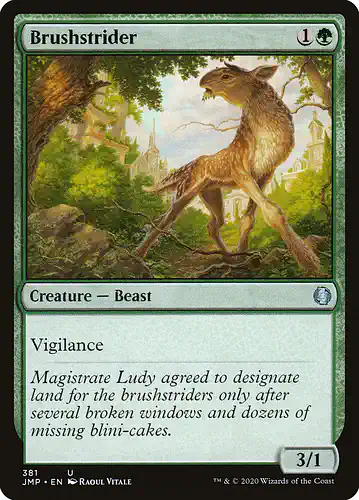 Brushstrider - jmp Spoiler