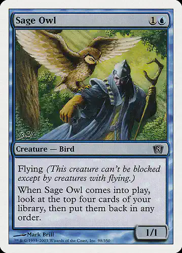 Sage Owl - 8ed Spoiler
