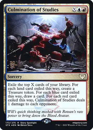 Culmination of Studies - stx Spoiler