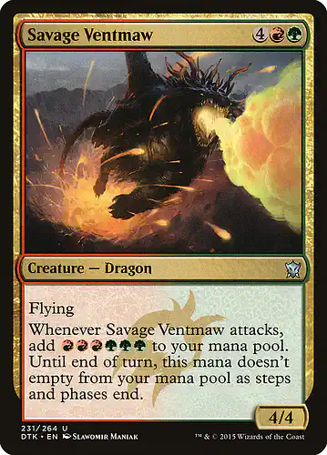 Savage Ventmaw - dtk Spoiler