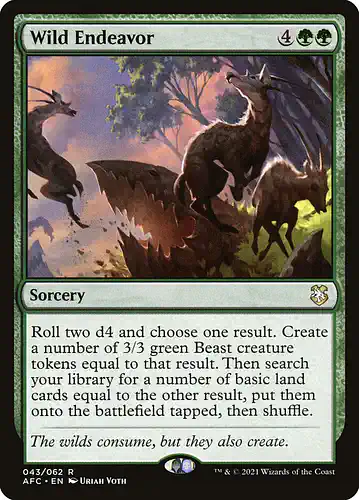 Wild Endeavor - afc Spoiler