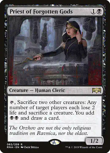 Priest of Forgotten Gods - rna Spoiler