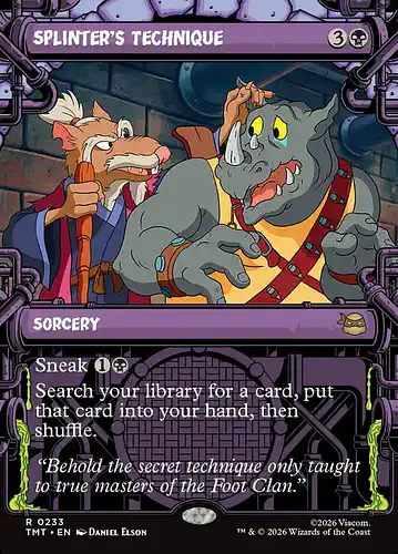 Splinter's Technique - tmt Spoiler