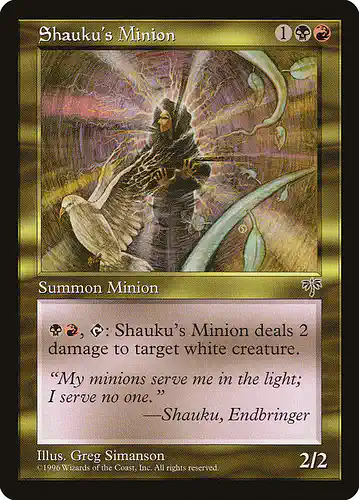 Shauku's Minion - mir Spoiler