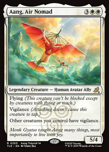 Aang, Air Nomad - tle Spoiler