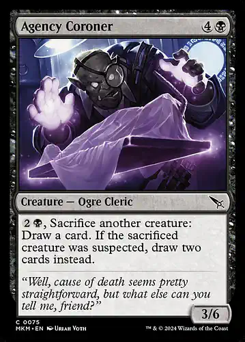 Agency Coroner - mkm Spoiler