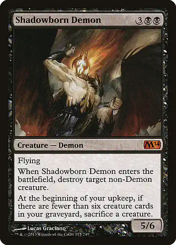 Shadowborn Demon - m14 Spoiler