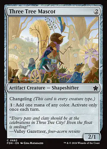 Three Tree Mascot - fdn Spoiler