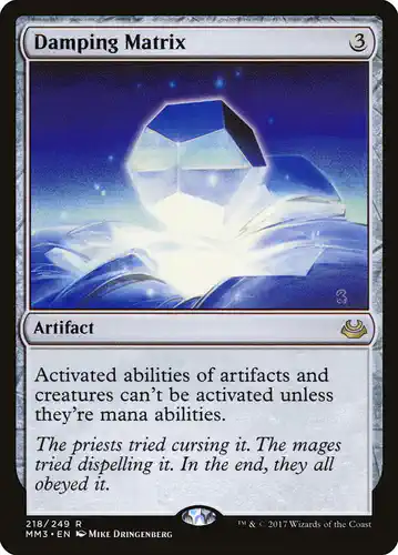Damping Matrix - mm3 Spoiler