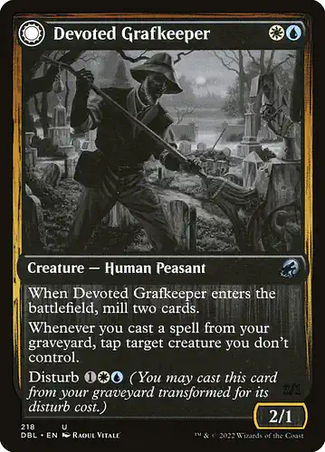 Devoted Grafkeeper - dbl Spoiler